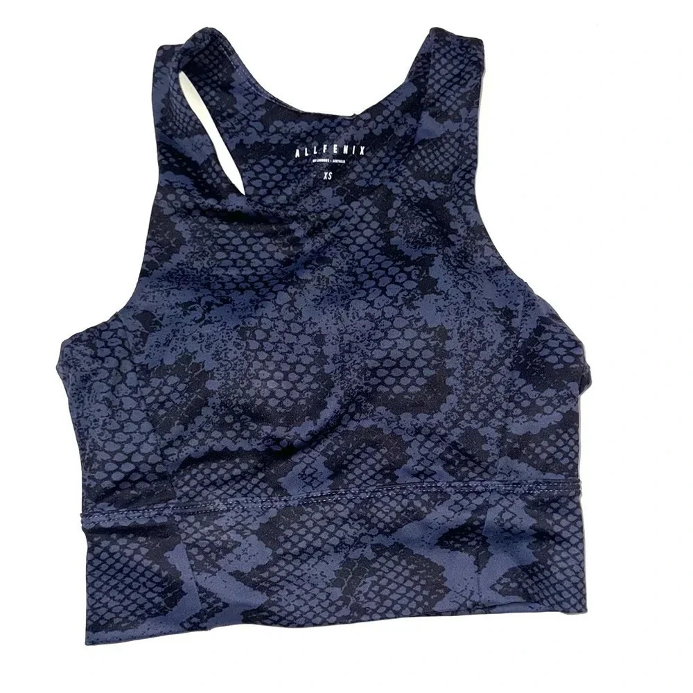 Allfenix Indie Python Animal Print High Neck Spor… - image 3